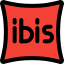 Ibis an international hotel company owned by accorhotel icon