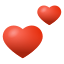 Zwei-Herzen-Emoji icon
