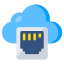 Cloud Ethernet icon