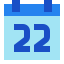 Calendar 22 icon