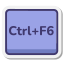 tasto ctrl-più-f6 icon