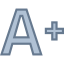 加大字体 icon