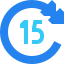 15 Sekunden überspringen icon