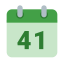 Календарная неделя 41 icon