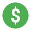 US-Dollar eingekreist icon