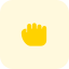 Hand finger squeeze gesture to close all application running icon