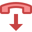 통화 종료 icon