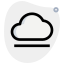 Loading bar started with cloud computing system icon