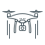 Air drone icon