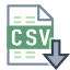 Exportar CSV icon