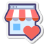 Online-Shop Favorit icon