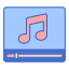 Clip musical icon