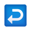 rechts-nach-links-gekrümmtes Emoji icon
