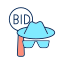 Silent Auction Bid icon