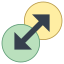 Transition Both Directions icon