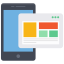 Mobile Wireframe icon