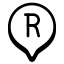 Marker R icon