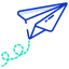 Aereo di carta icon