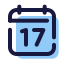 Calendar 17 icon