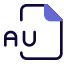 The Au file format is a simple audio file format introduced by Sun Microsystems icon