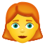 Woman Red Hair icon