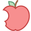 Angebissener Apfel icon