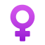 weibliches Zeichen-Emoji icon