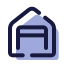 Garagem aberta icon