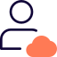 Personal admin access of cloud storage credentials icon