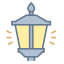 lampione acceso icon
