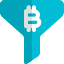 Filter a specific Bitcoin investment portfolio online icon