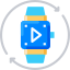 smart watch simulation icon