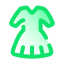 Vestito verde icon