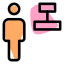 Center alignment of a word document for an employee to adjust icon