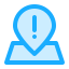 Location Pin Warning icon