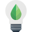 外部エコ電球-自然と生態-それらのアイコン-フラット-それらのアイコン icon