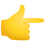 emoji de backhand-índice apontando para a direita icon
