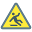Знак скользкий пол icon