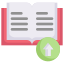 Book upload icon