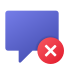 Eliminar chat icon