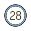 28 cerchi icon