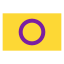 bandiera intersessuale icon