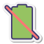 Nessuna batteria icon