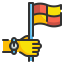 Offside Flag icon