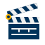 external-clapper-video-produktion-flaticons-flat-flat-icons icon