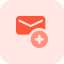 Send a new email icon