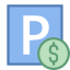 Parking payant icon