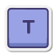 T 키 icon