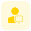 Digital device online messenger for chatting and texting icon