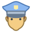 Poliziotto uomo icon